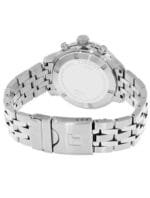 Marque: TISSOT Modèle: PRC200 Boîtier: Diamètre : 40 mm Epaisseur : 11 mm Acier inoxydable Argent Cadran: Verre : Minéral Noir Bracelet: Acier inoxydable Argent Etanchéité: 100 m (10 ATM) Type de boucle: Boucle déployante Détails techniques: Dateur Chronomètre